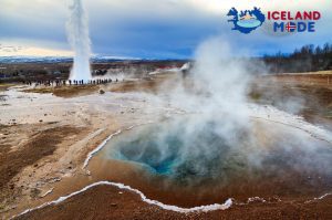 How hot are the hot springs in Iceland?
